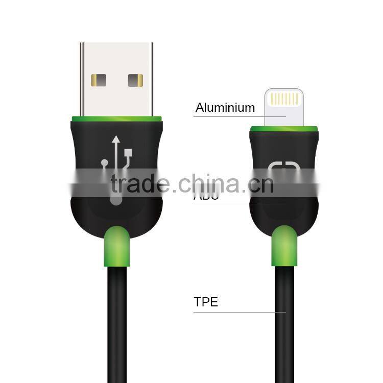 MFi certificated manufacturer original 8pin sync & chargeusb cable for iphone5