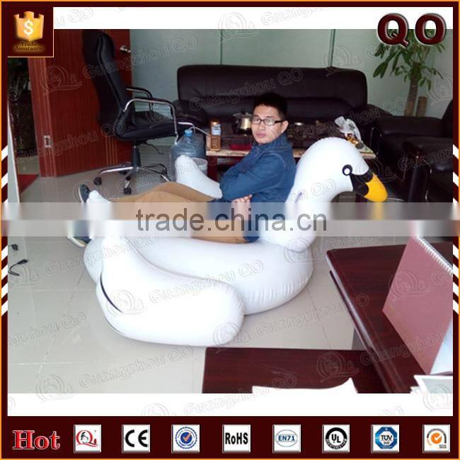 Excellent quality safety airtight inflatable swan float