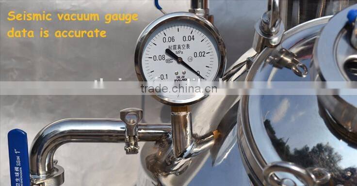 China stainless steel 304 honey concentrator