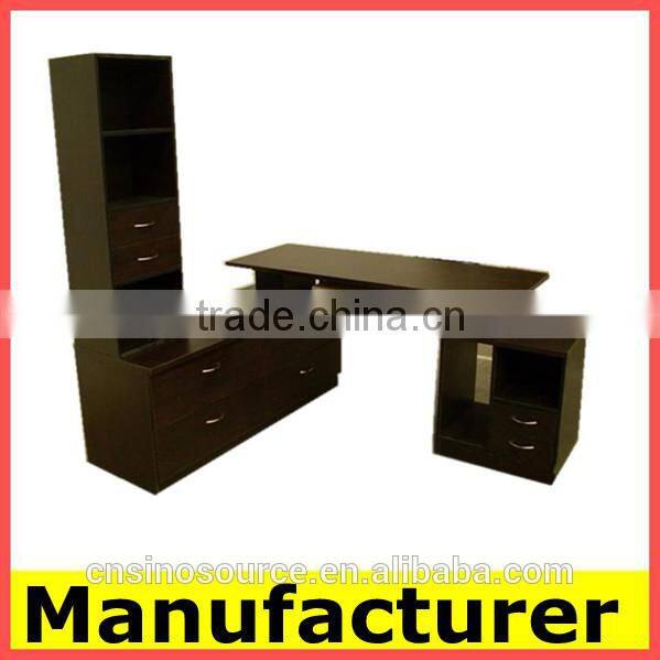 whosale cheap morden wooden computer desk table with wheels