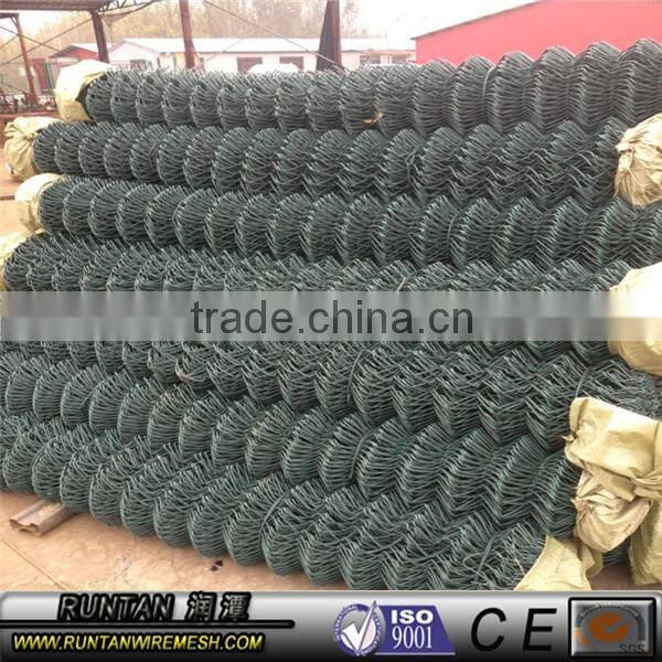 high quality hot dipped galvanized and pvc coated 1 inch chain link fence