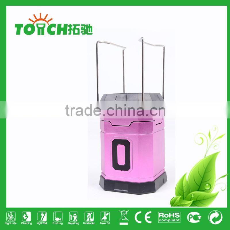 RU Hot Sale LED Camping Light Solar Energy Camp Lamp Fashion Telescopic Lantern Rechargeable Desk Light with Charger