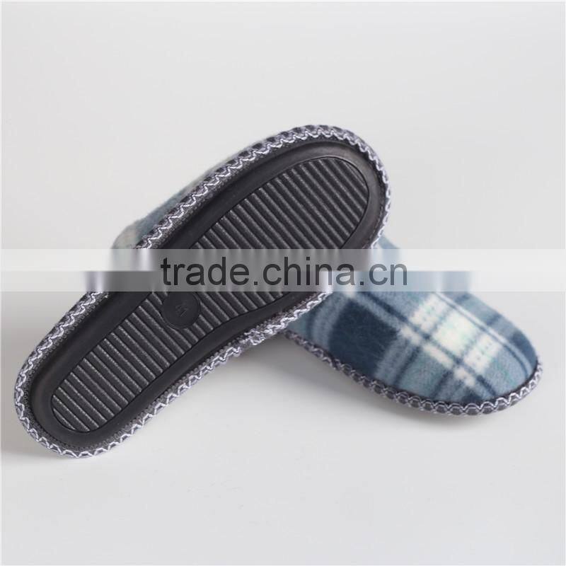 Woman and man single-faced brushed indoor slipper