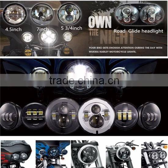 For Harley Dyna , Sporter And Triumph Rocket III 5 3/4" Daymaker Harley Headlights 5.75 Inch