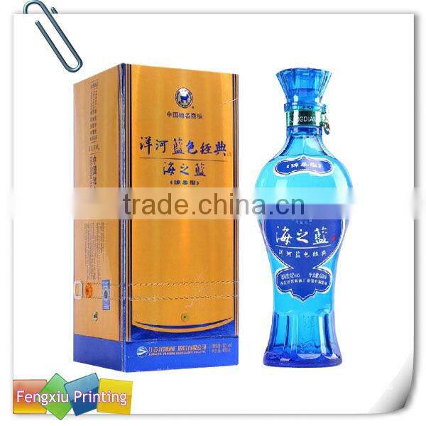 Paper Box of Wine for Single Bottle