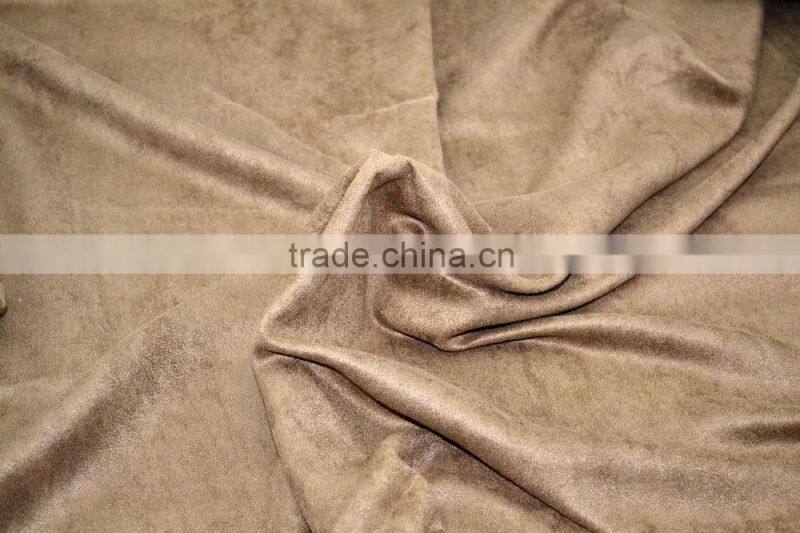 100% Polyester 230T 150D Suede Upholstery Fabric Car Seats