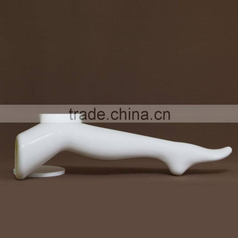 Plastic tiptoed female feet/legs mannequin torso leg for socks display