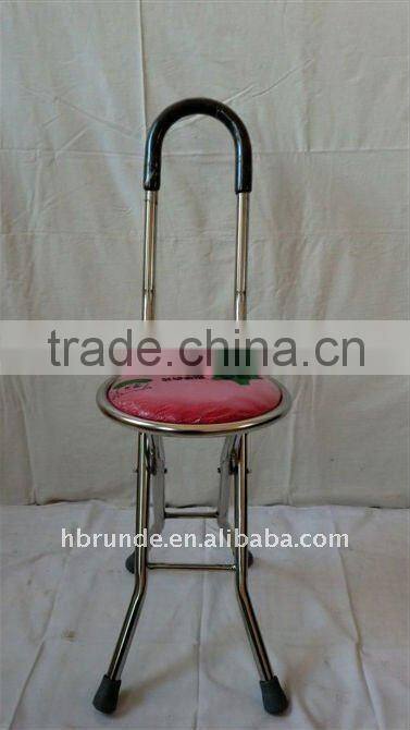 Lightweight aluminun Walking Stick / Portable Seat