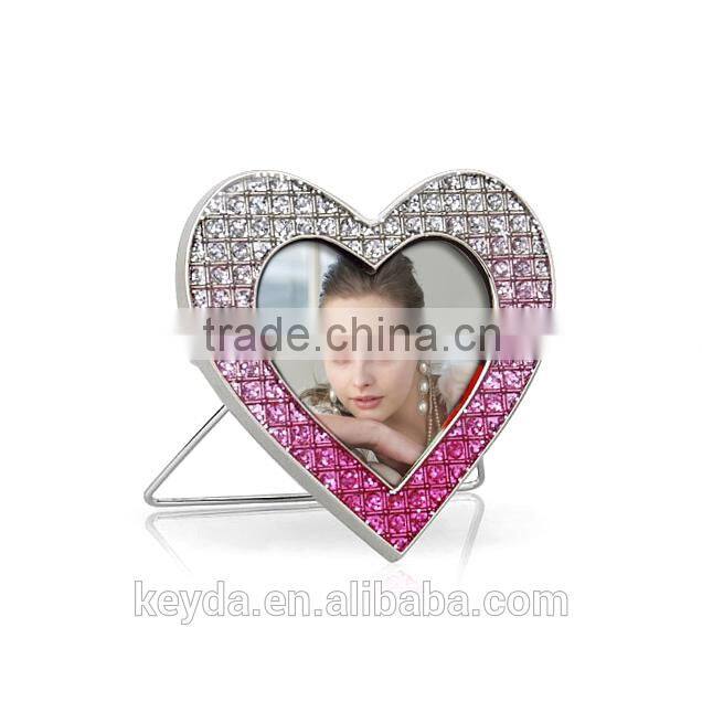 2015 metal pink round Jewelry Boxes for wedding