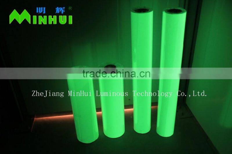 glow film/glow vinyl/glow in the dark vinyl