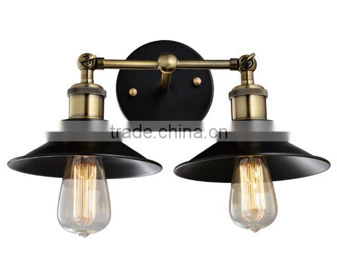 Clear glass lamp in wall design