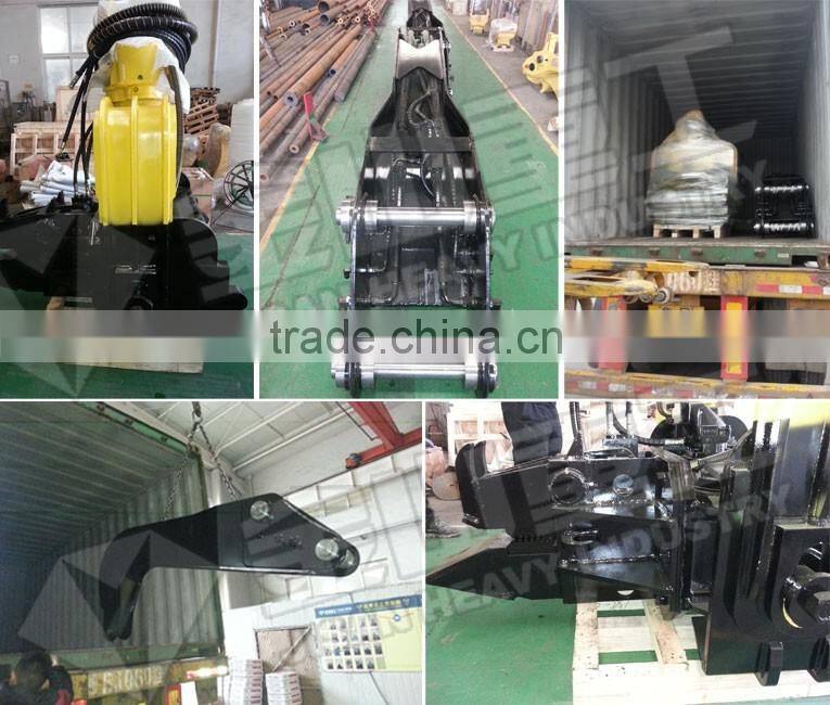 high quality and best price hydraulic pile drive hammer for various brand excavators