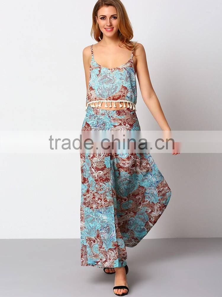 Camisole Sets with flared long pants