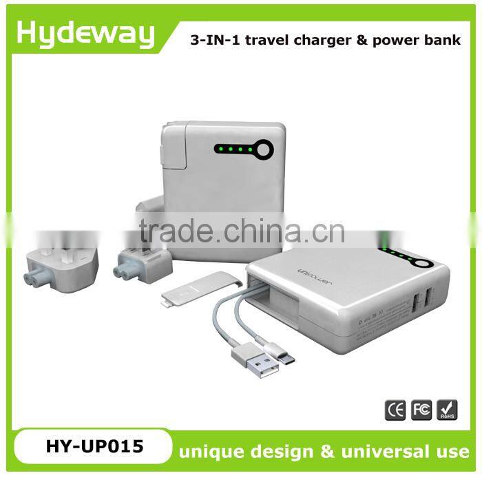 the most popular fast charger power bank 10000mAh and Bi-direction Output/Input Type-c charger