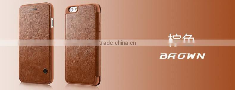 classy business style leather case for iphone 6 plus