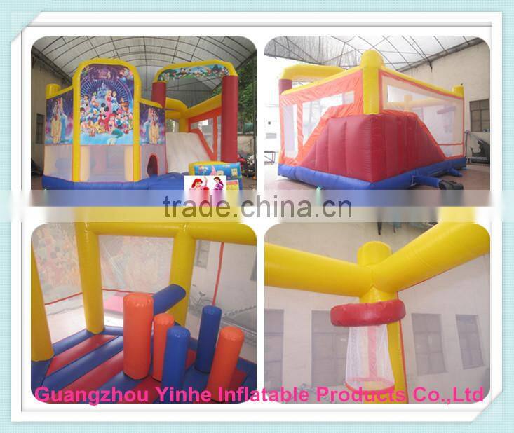 Hot Sale Inflatable spongebob combo bouncy castle