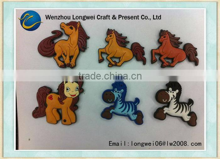 cute magnetic fridge sticker/custom 3d fridge magnets