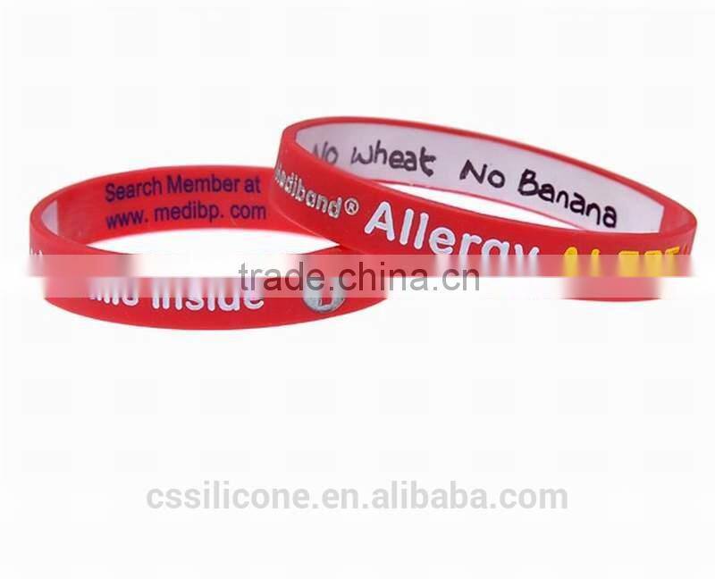Hot selling custom silicone bracelets custom silicone wristbands personalized bracelets popular gifts