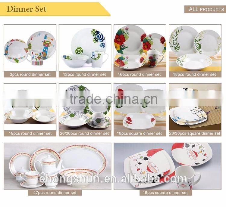Wholesale bulk tea cup and saucer sets ceramic tableware