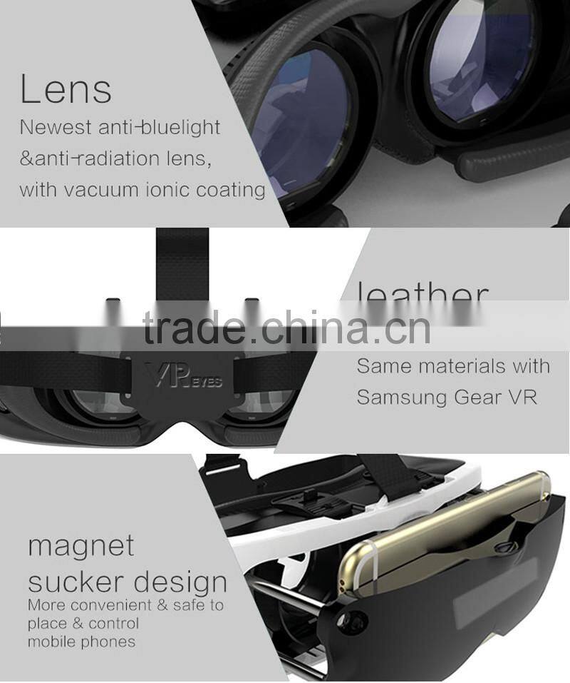The newest Version Virtual Reality VR BOX 3D Glasses HD VR virtual reality 3d glasses