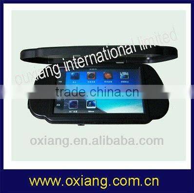OEM&ODM GPS bluetooth rearview mirror