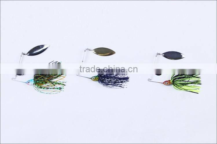 Metal Fishing Bait Ilure Fishing Skirt Tackle Metal Spinner Lure