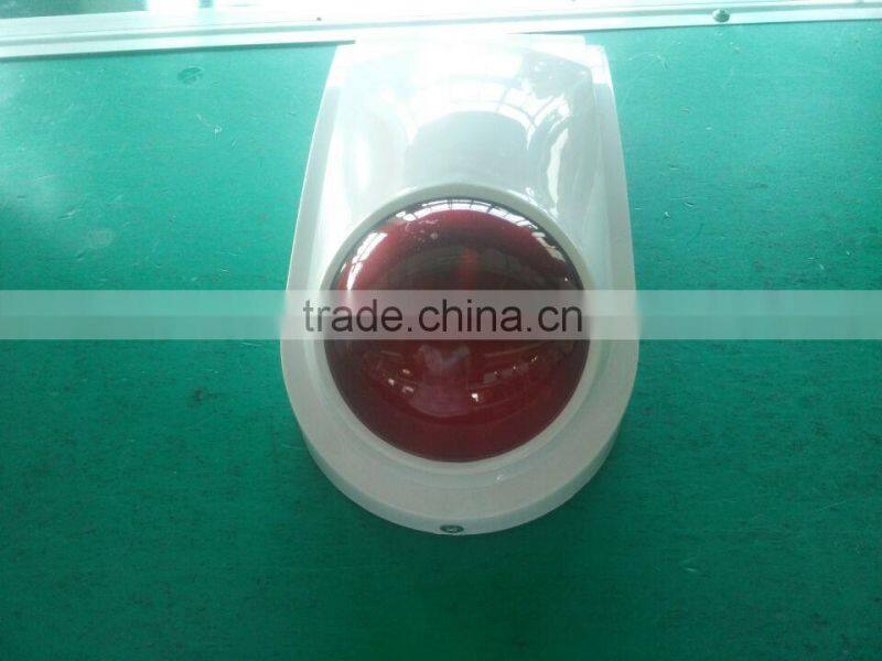 wired 12v siren with light strobe light police light siren outdoor sirenflash light red blue orrange siren with strobe light