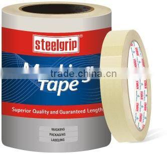 Wide-used crepe paper tape for masking