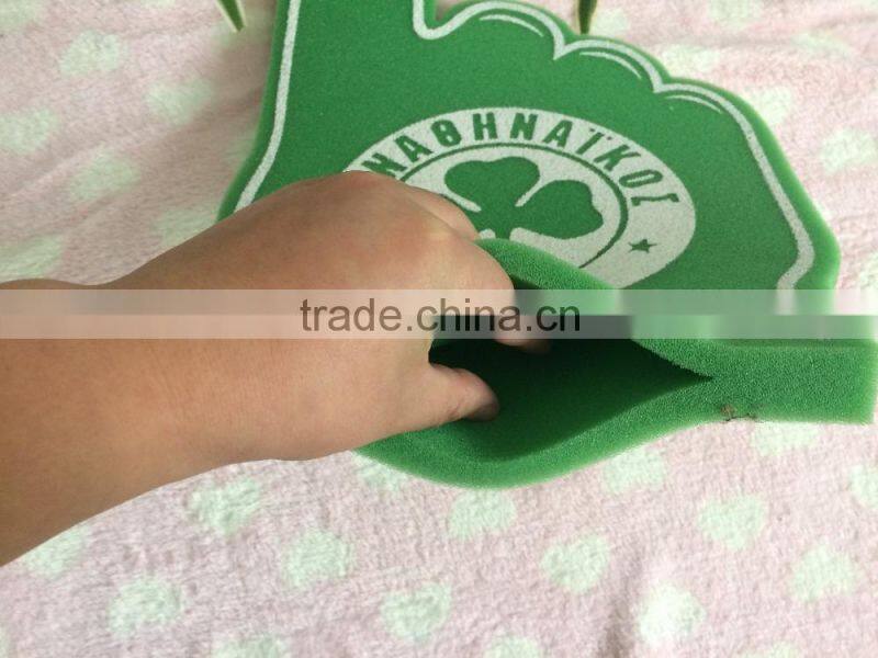 printed sponge hand foam finger sponge palm for game cheering LS-F-009-A