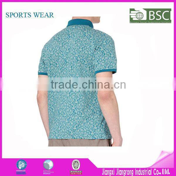 Fashion cheap custom men's multi-color t shirt with contrast collar and cuff with embroidered logo blank polo shirt for men