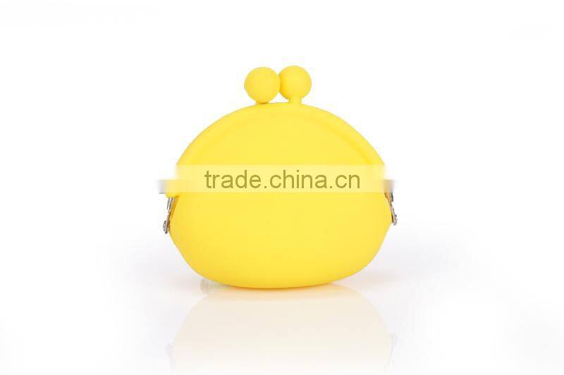 Fashion colorful jelly silicone coin purse/wallet for promotion