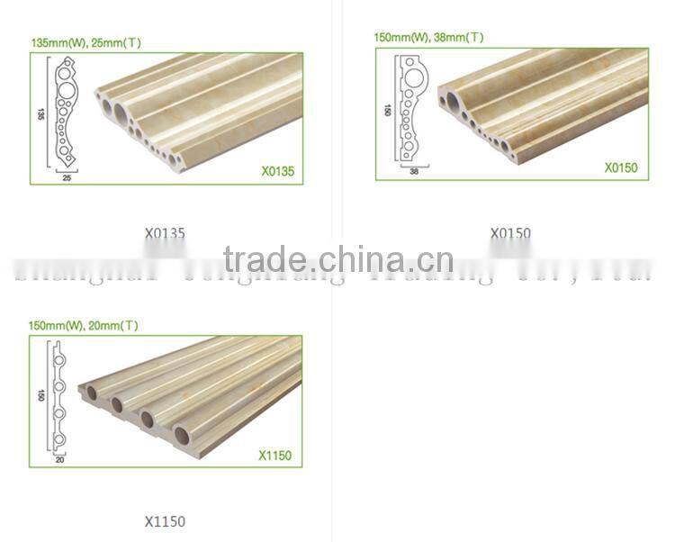China made Shanghai good supplier of pvc marble panel