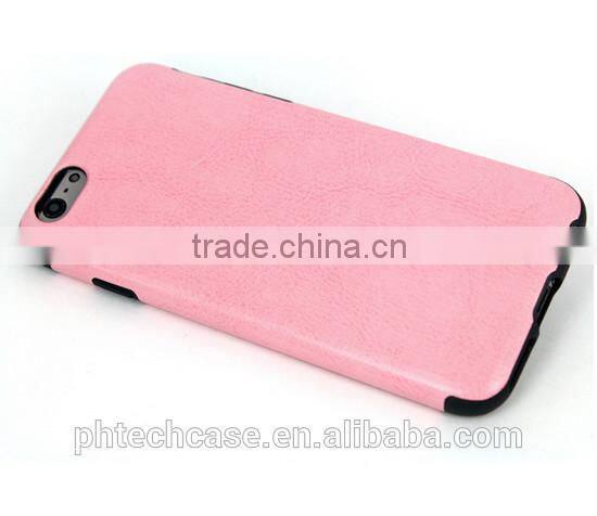 Colorful Luxury Soft TPU PU Leather Back Cover Case for iPhone 6 4.7 Inch