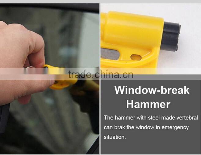 multifunctional emergency led car safety hammer