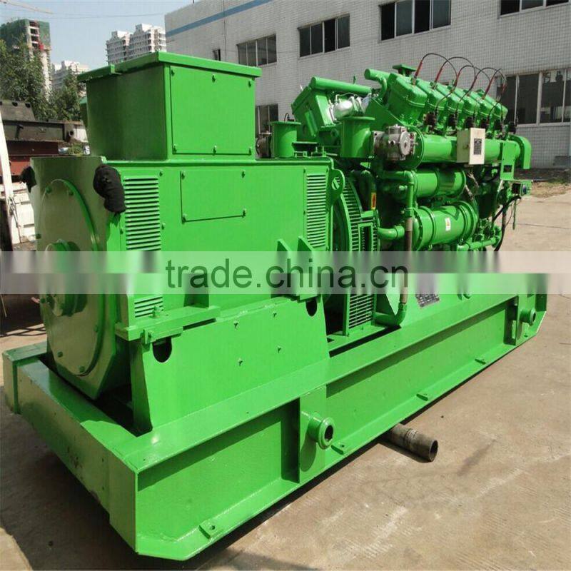 2016 hot sell 500KW biomass gas generator set for home electric plant gasifier