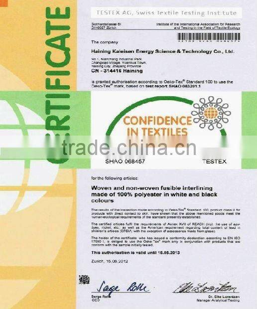 Thick viscose Woven Fusible Interlining fabric/fusing interfaing