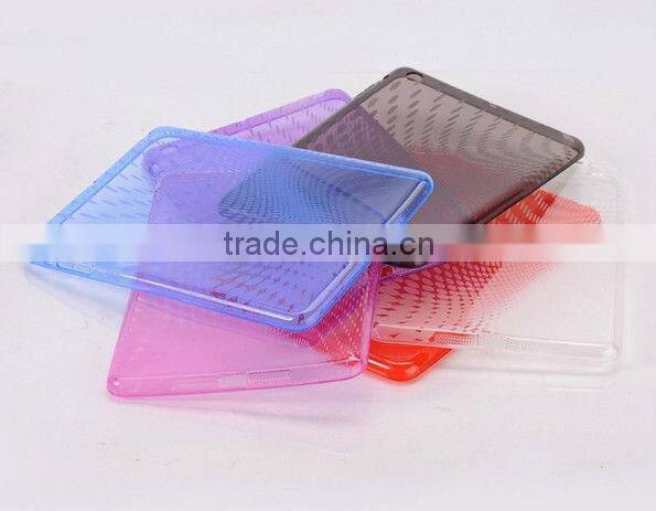 for ipad 2/3/4 soft tpu shell, high quality(FDA, BV , ISO report )