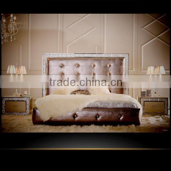 JB14-03 Crystal Frame Night Stand in Bedroom from JL&C Luxury Home Furniture Latest Designs (China Supplier)