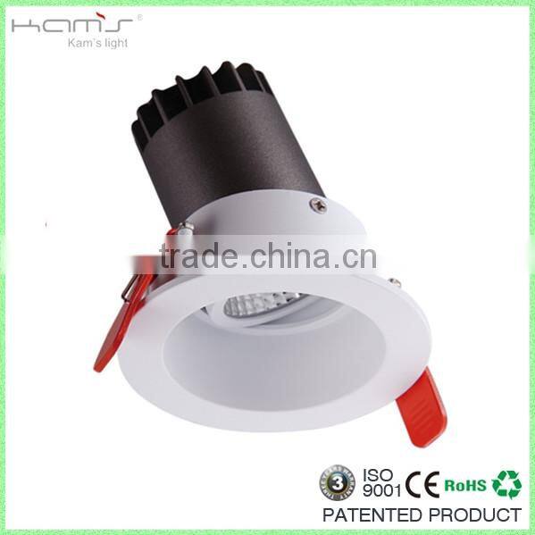 Luxury Hotel Lighting COB Dimmable LED Downlight / 4inch Commercial LED Downlight