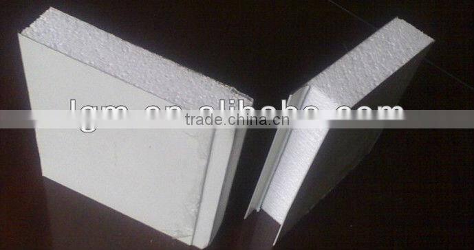 China low cost fast Flat surface Polystyrene Sandwich panel