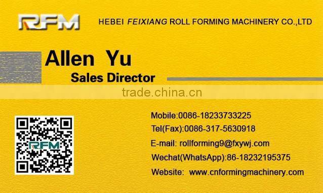 European standard corrugated step roof panel machine