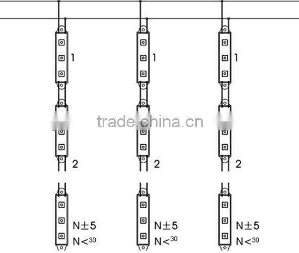 display 12vdc lighting box colorful led module waterproof 0.36 watt