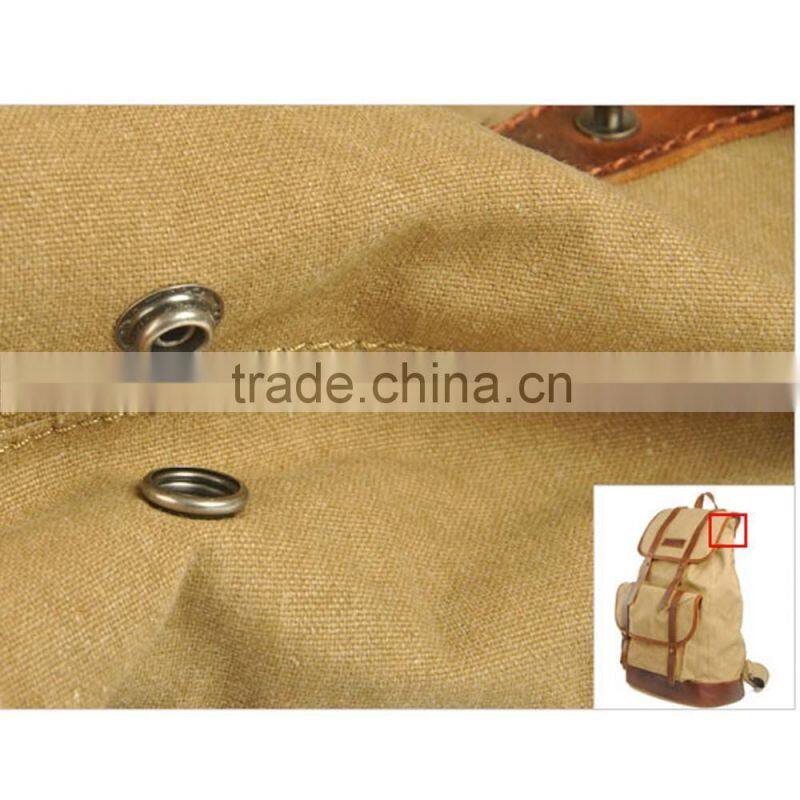New stylish backpack vintage canvas school backpack hiking backpack