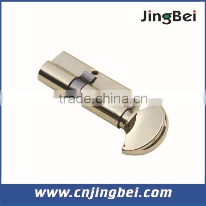 70mm good quality security no key door bathroom single brass cylinder lock