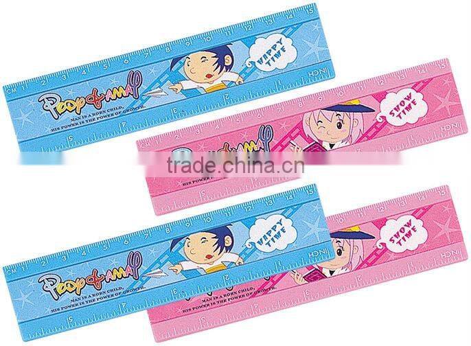 Ruler with inch&cm scales for promotion