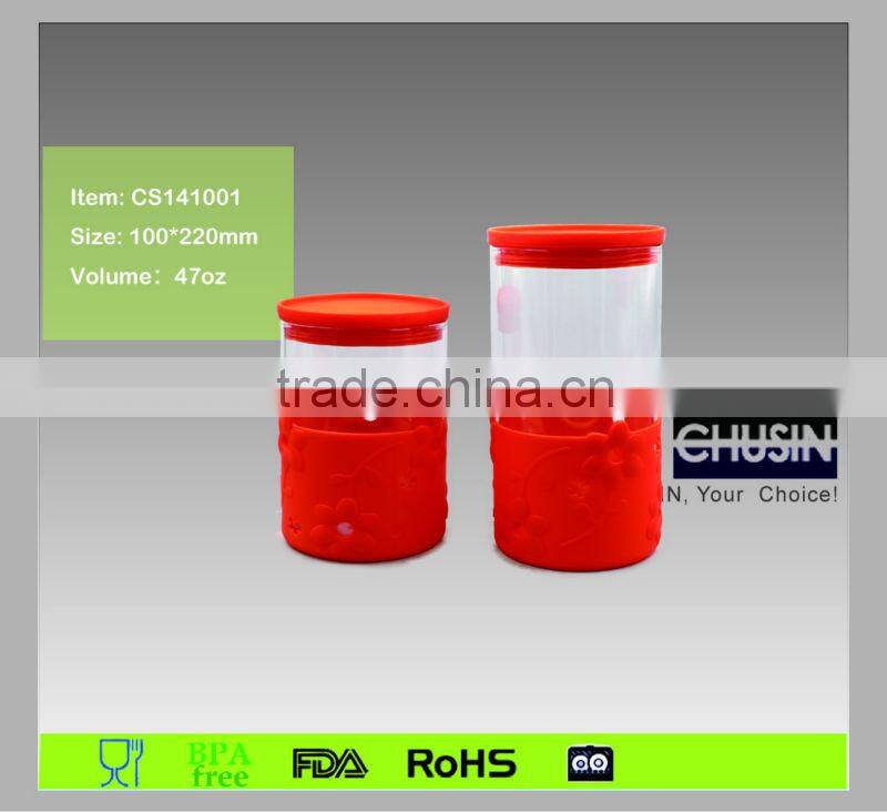 clear round glass mason jar /gaint mason glass jar