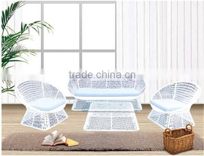 Wicker chairs and table dining set cube set hotel furniture