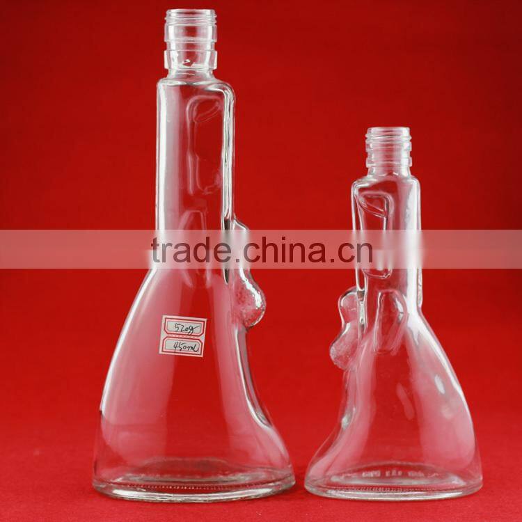 Super design island shape glass bottle lady shape glass bottle perfume bottle 100ml