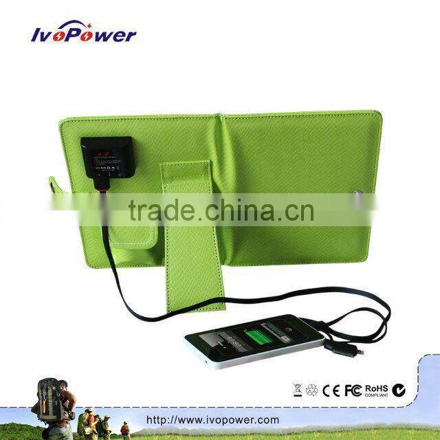 Ivopower Universal 7W Foldable Dual USB Solar Charger Bag