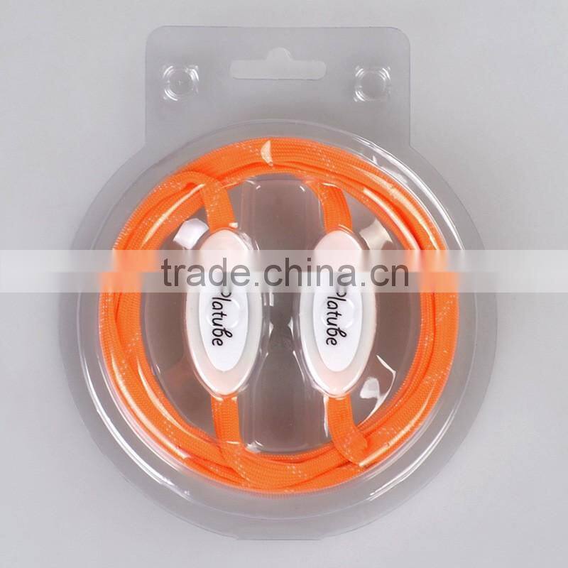2016 High Quality Colorful Led Glow Shoelace Aglets
